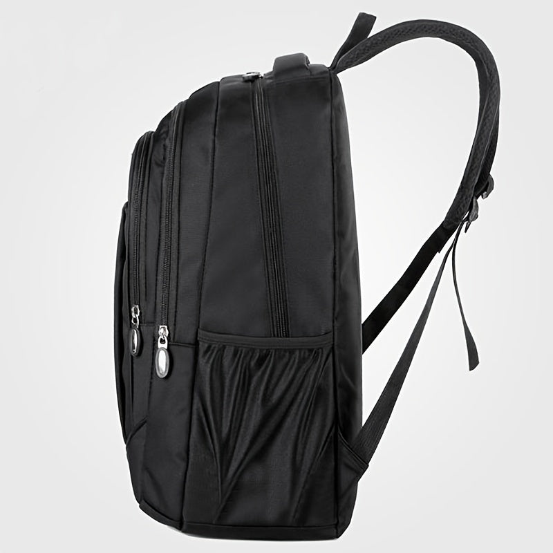 Casual Backpack, Men's Simple Shoulder Bag, Men's Large Capacity Middle School Student Backpack, Computer Travel Bag