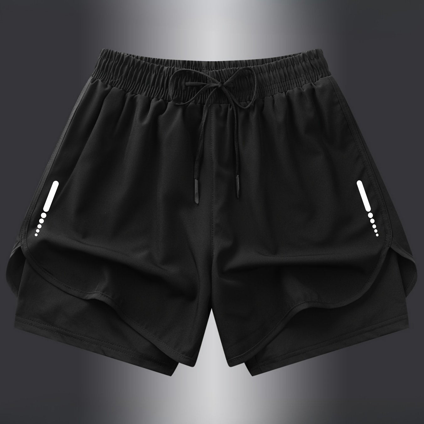 Durable Build, Women's Comfortable Training Casual Woven Shorts, Geometric-Pattern Polyester 92.0% Elastane 8.0%, Lightweight Trendy Slimming Athletic Shorts for Spring/Summer/Fall