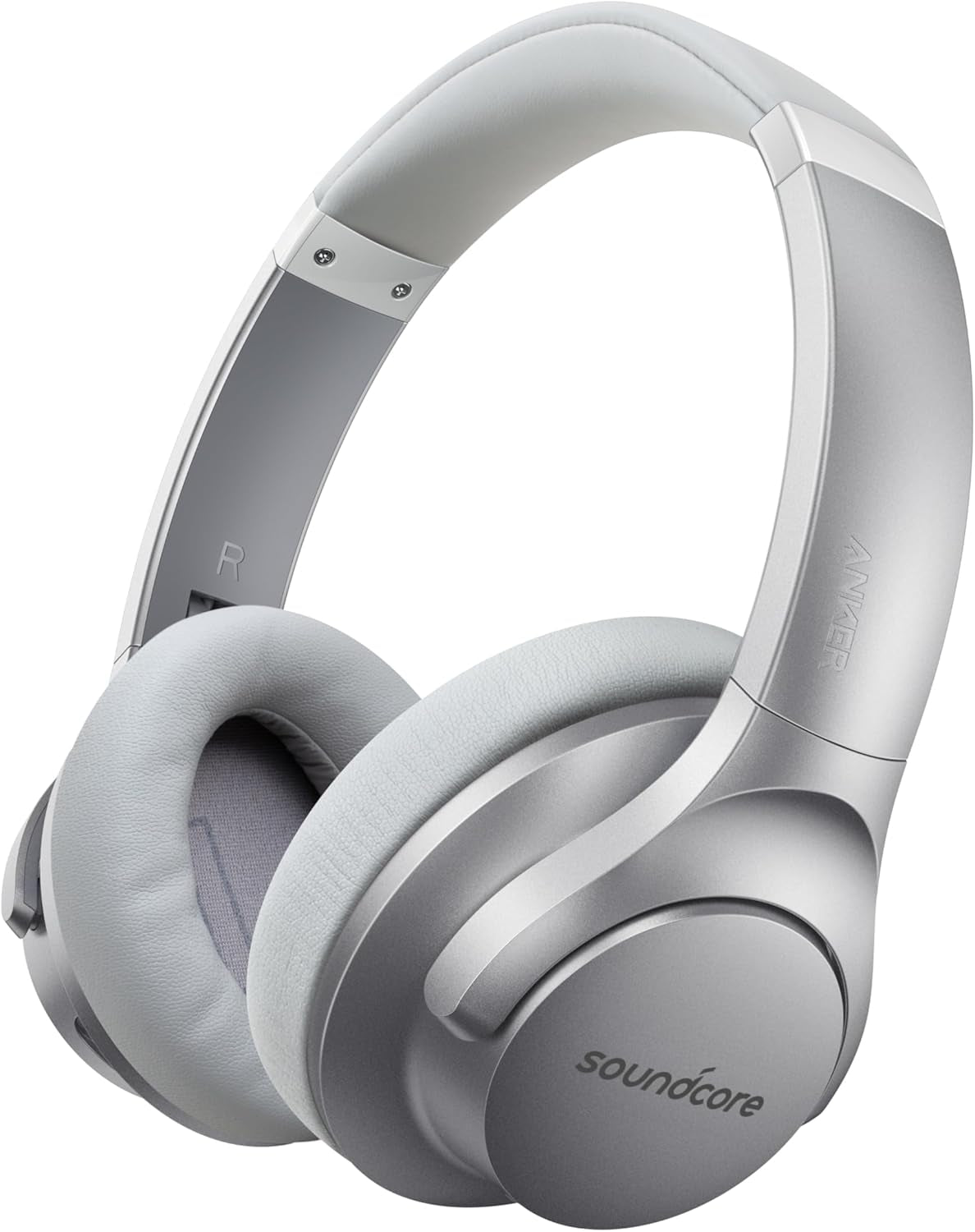 Soundcore Anker Life Q20 Hybrid Active Noise Cancelling Headphones, Wireless over Ear Bluetooth Headphones, 60H Playtime, Hi-Res Audio, Deep Bass, Memory Foam Ear Cups, Travel, Office, USB-C Charging