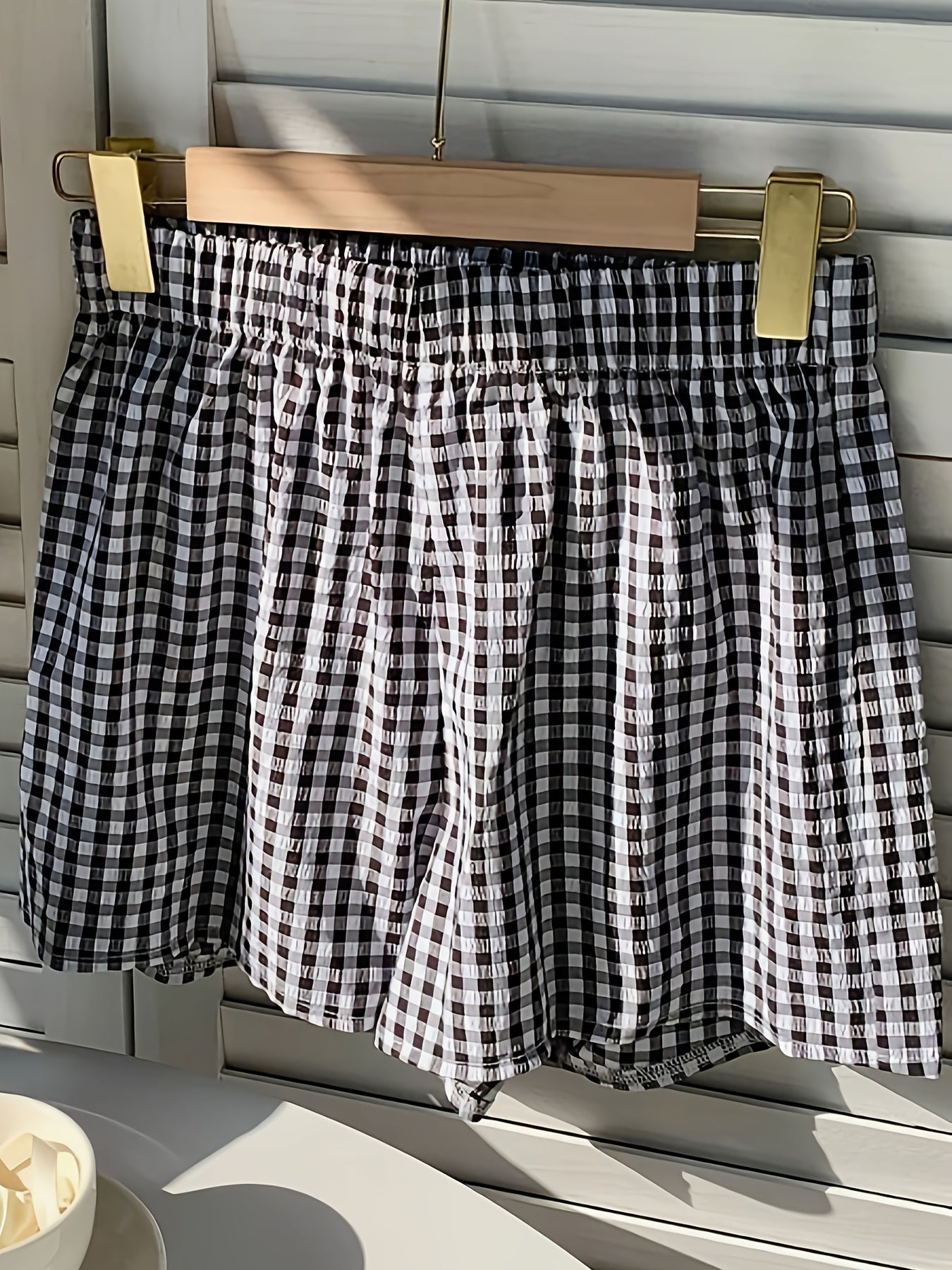 2024 Summer Casual Loose Striped Shorts
