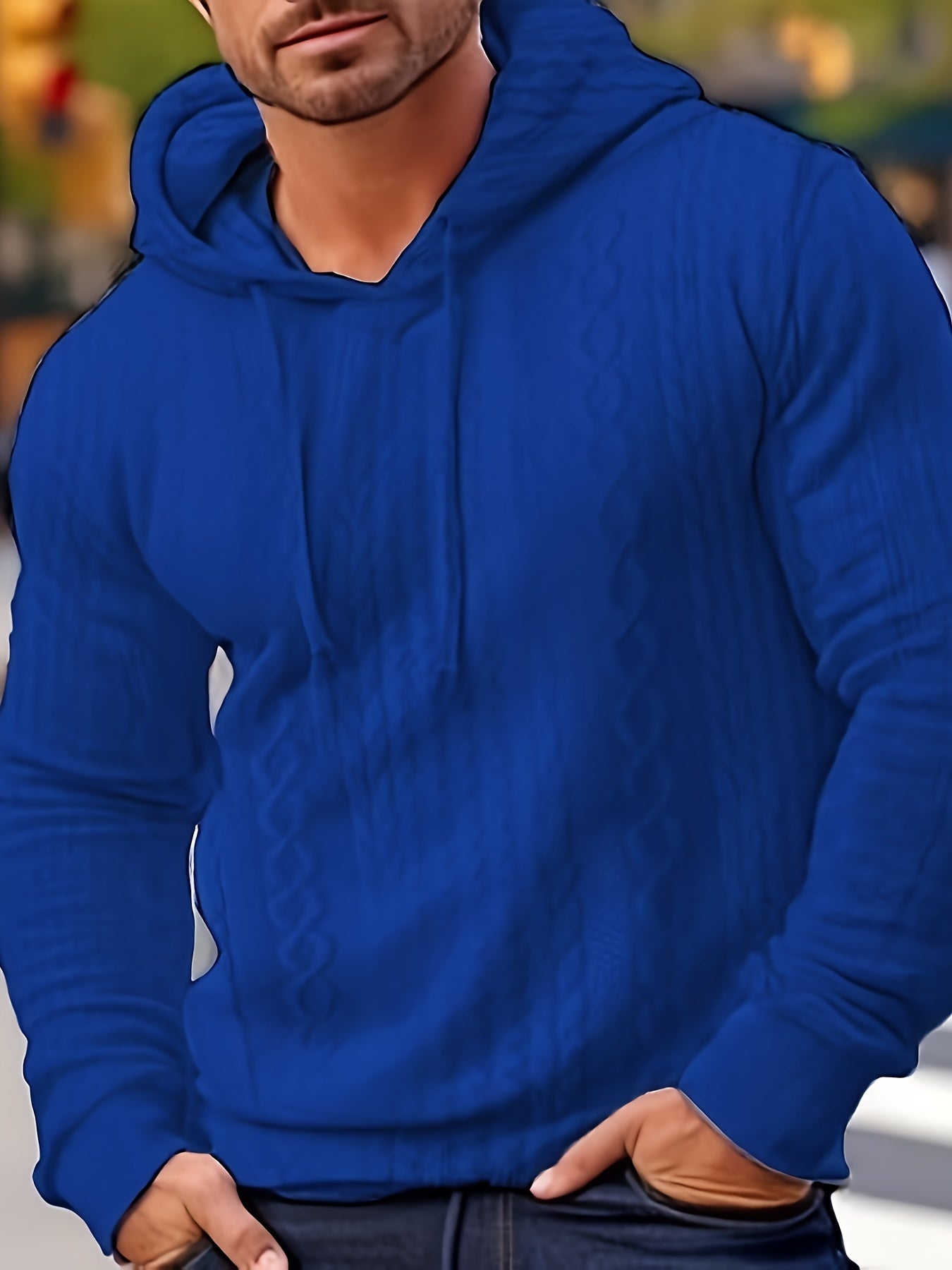 Cool Hoodies For Men, Men's Casual Solid Hooded Sweatshirt Streetwear For Winter Fall, As Gifts