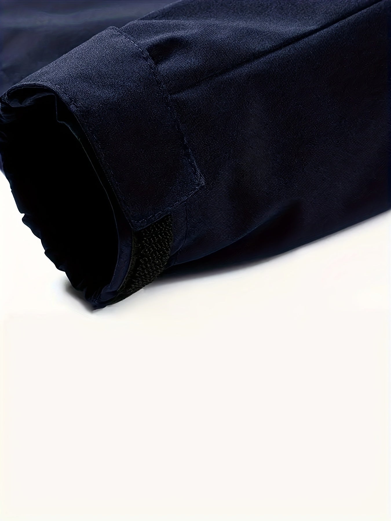 Men's Hooded Casual Windbreaker Jacket - 100% Polyester, Non-Stretch Woven Fabric, Long Sleeve, Regular Length, Alphabet Pattern, Zippered Pockets, Detachable Hood - All-Season Outdoor Lightweight Coat