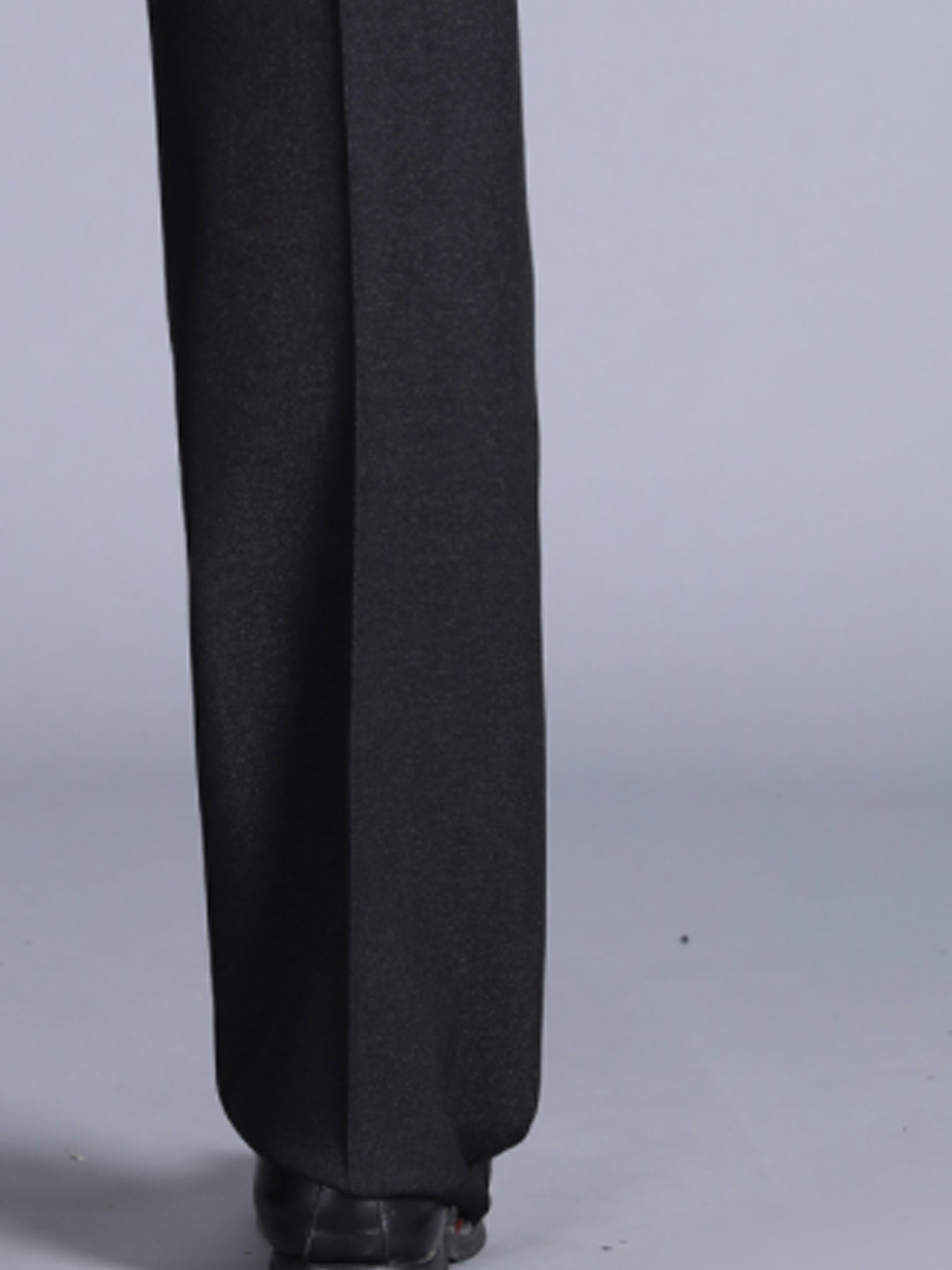 Men'S Casual Spring/Fall Polyester Solid Color Regular Fit Pants with Pocket