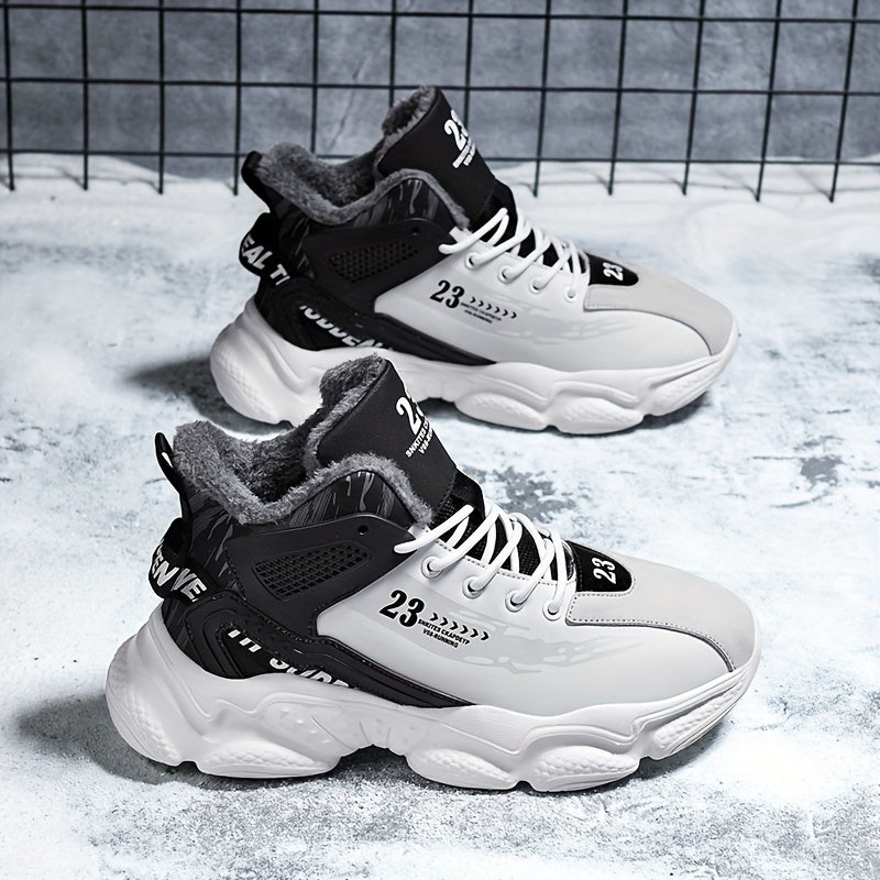Men's Fashion Flannel-Lined Snow Sports Shoes