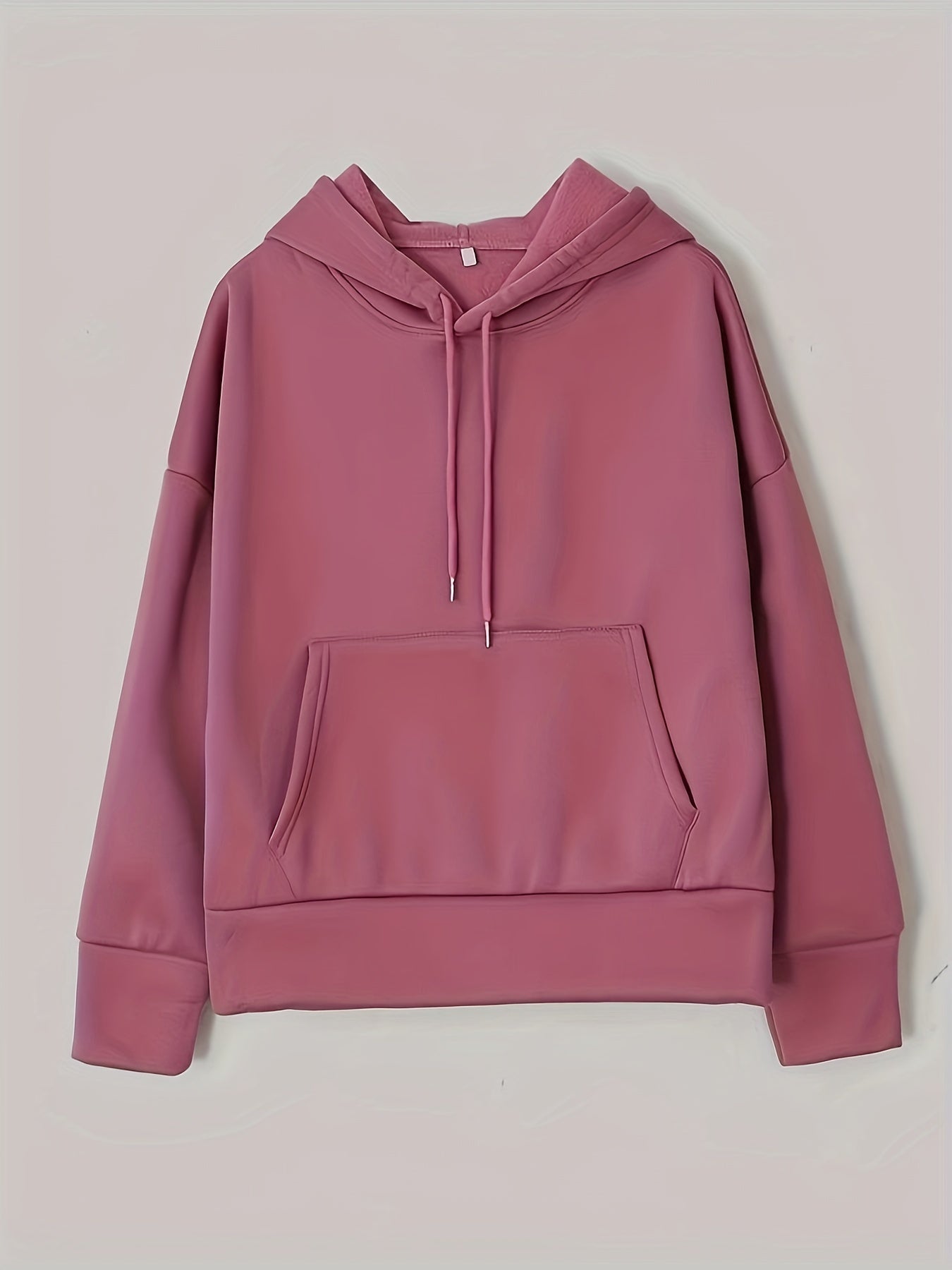 Cozy Fleece-Lined Hoodie & Joggers Set for Women - Casual Solid Color, Long Sleeve with Drawstring Waist, Machine Washable - Perfect for Fall/Winter