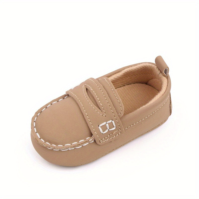 Kids' Summer Slip-On Loafers - Non-Slip Sole, Solid Color Casual Shoes for Boys & Girls with Cartoon Design and Comfortable Fabric Lining, Summer Toddler Footwear