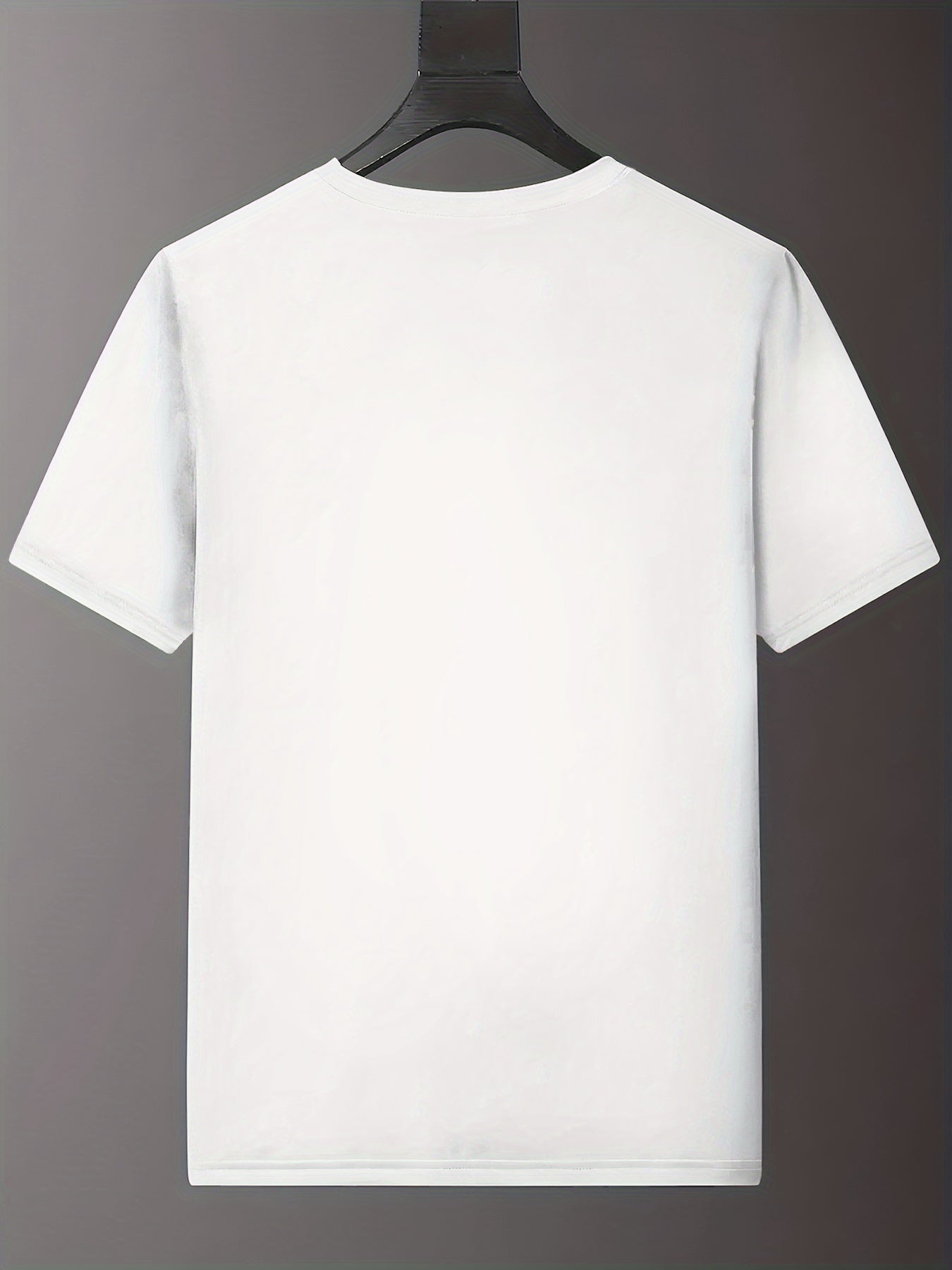2025 New Men'S Casual Short Sleeve T-Shirt - "EMPRIO" Print, Black with White Lettering, Lightweight Breathable Fabric, Perfect for Summer Beach Outings Outdoor Adventures, Beach T Shirt