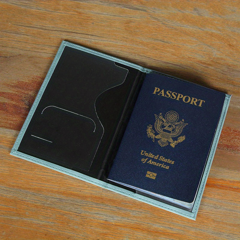 PU Simple Passport Holder Passport Protection Case Ճանապարհորդական անձնագրի ID կրեդիտ քարտի կափարիչ