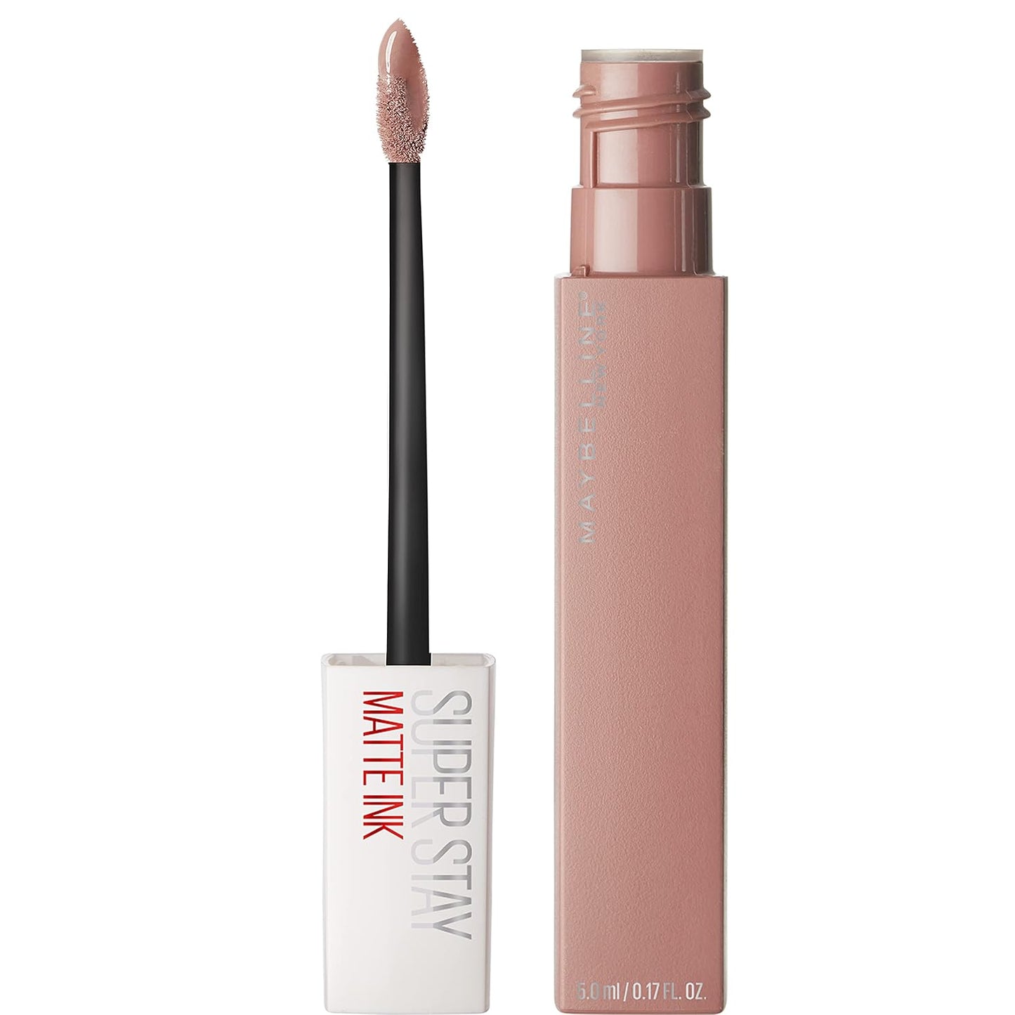Maybelline Super Stay Matte Ink Liquid Lipstick Makeup, Long Lasting High Impact Color, up to 16H Wear, Exhilarator, Ruby Red, 1 Count, Packaging May Vary