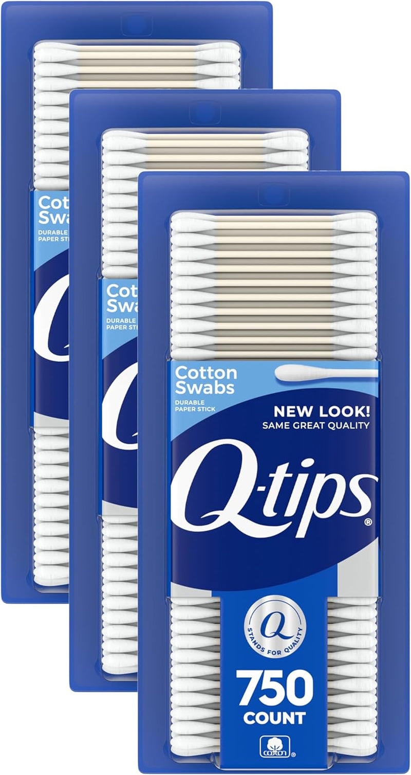 Q-Tips Cotton Swabs for Hygiene and Beauty Care Original Cotton Swab Made with 100% Cotton 625 Count