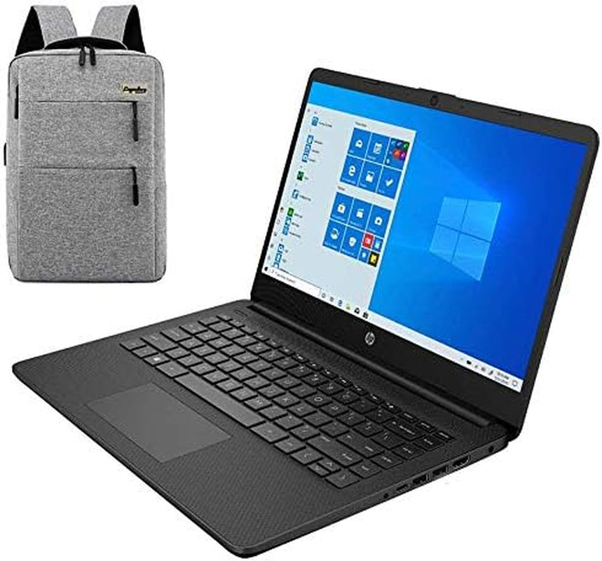 HP 14 Inch Laptop Student Business, with Office Lifetime License & Windows 11 Pro, Intel Dual-Core N4120, 16GB RAM, 384GB Storage(128Gb Emmc+256Gb MSD), Ultra Light, Webcam, Wifi, Accessories