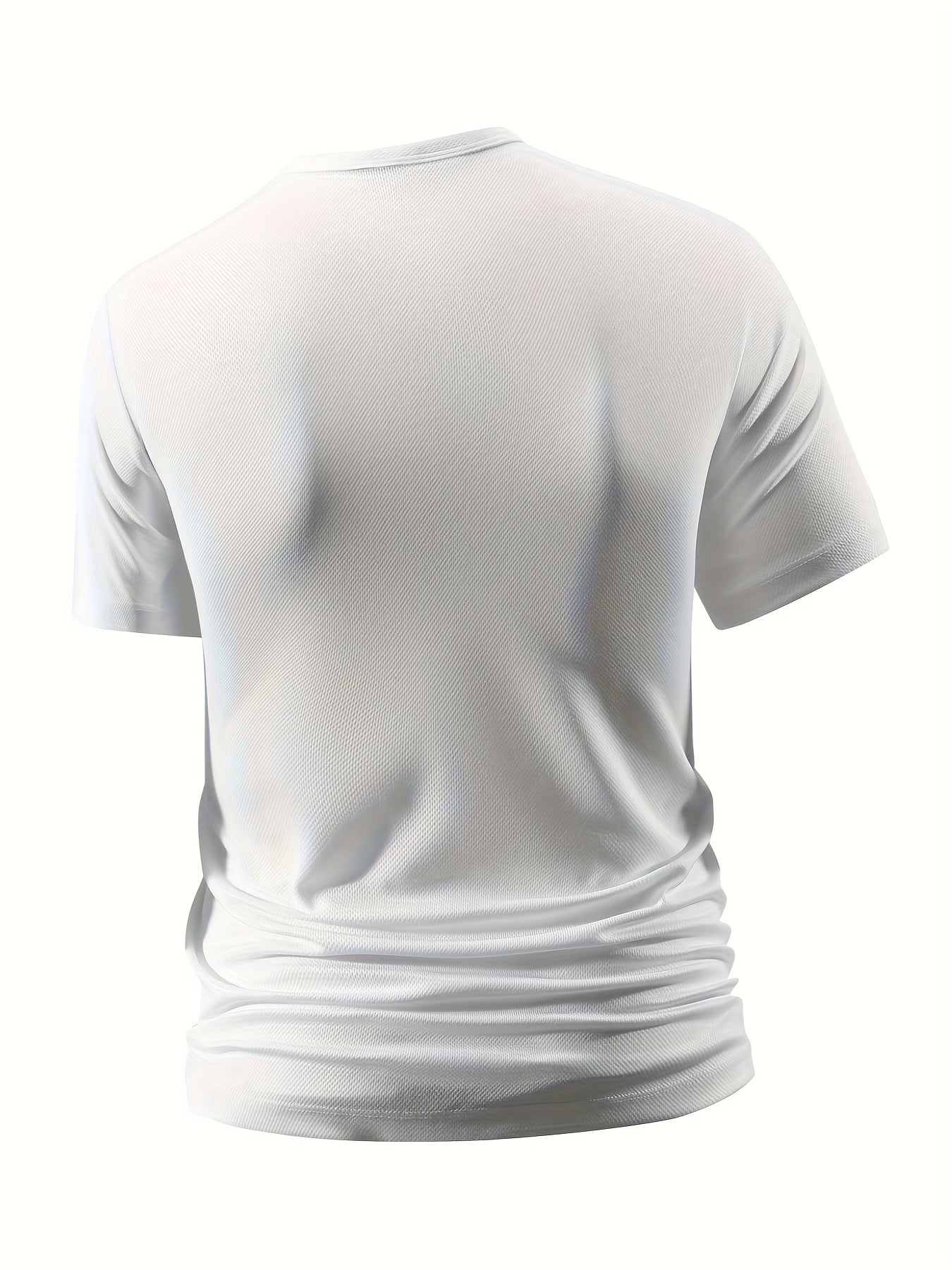 Men'S Lightweight Breathable Quick-Dry T-Shirt - V-Neck, Short Sleeve, Solid Black, Soft Polyester Fabric for Gym, Running, Daily Wear Outdoor Activities, Workout Clothes