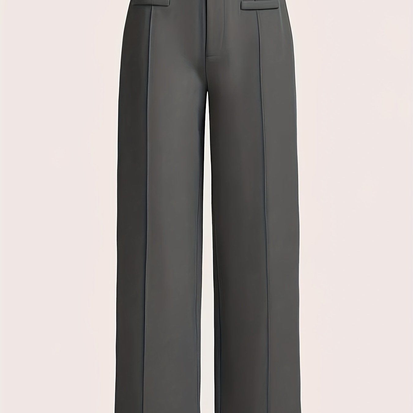 European And American Women'S High-Waisted Straight Wide-Leg Casual Long Pants for Spring, Autumn, And Winter.