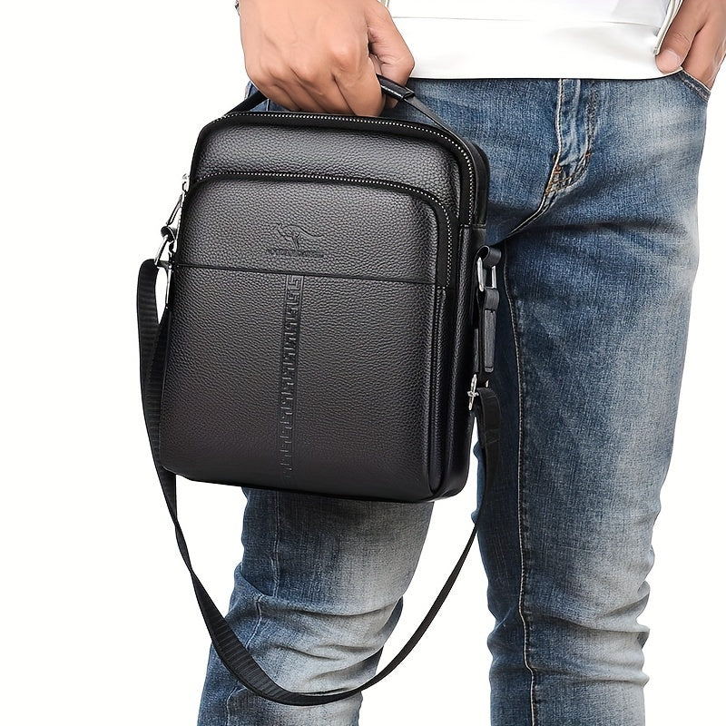 1pc Men's Shoulder Bag, Small Business Handbag, Fashion Casual Backpack