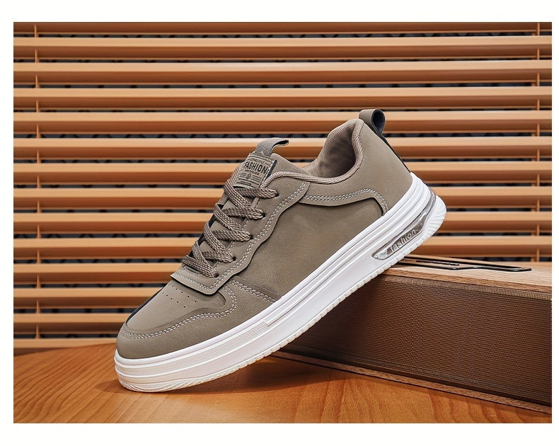 Men's Vintage-Inspired Casual Footwear - Breathable, Non-Slip Sole Low-Top Skate Shoes for All Seasons