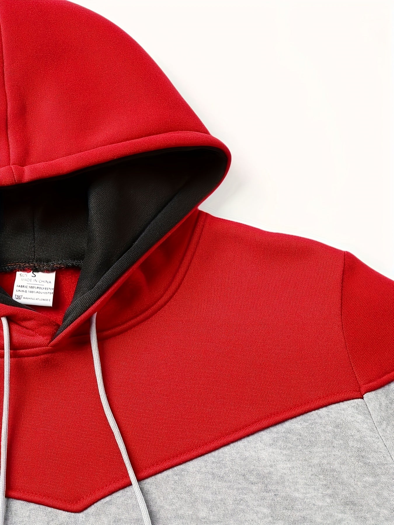Men's Color Block Hoodie - Casual Graphic Design Pullover With Kangaroo Pocket For Winter And Fall Streetwear - Great Gift