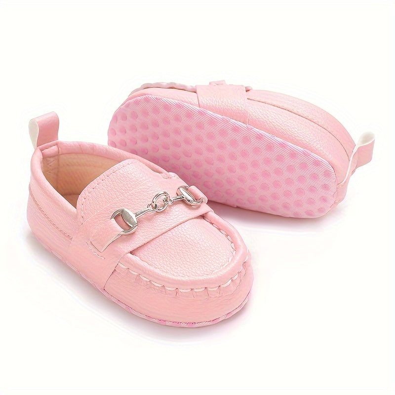 Casual Solid Color Slip On Sneakers For Baby Boys, Lightweight Non-slip Walking Shoes For Spring And Autumn