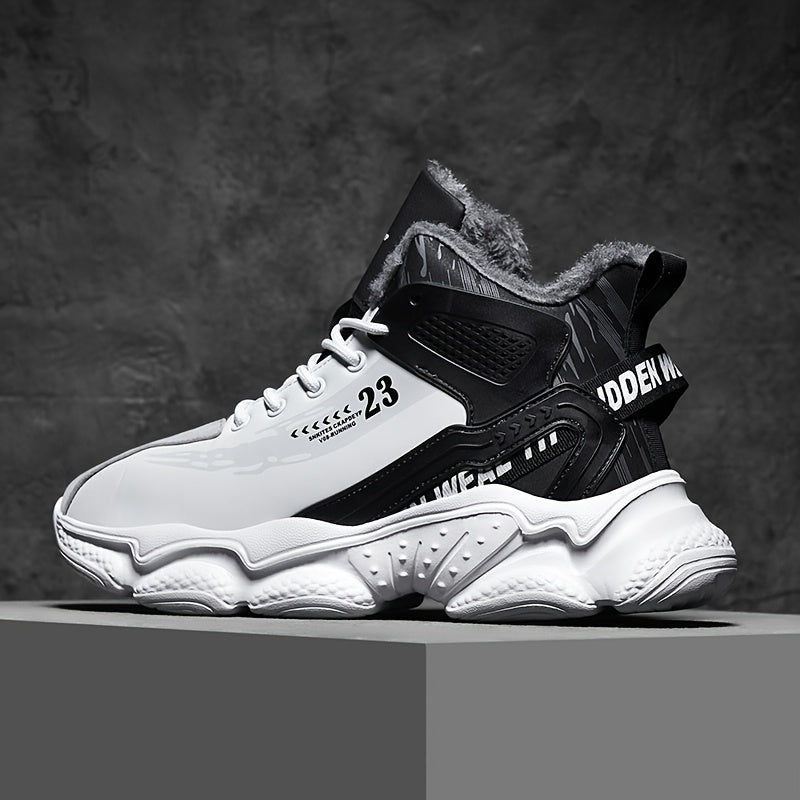 Men's Fashion Flannel-Lined Snow Sports Shoes