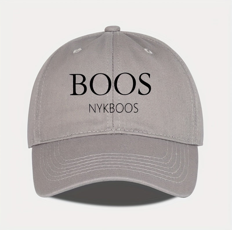 MLFO ամենօրյա «BOOS NYKBOOS» բեյսբոլի գլխարկ, թեթև պոլիեսթերից, կարգավորվող չափսերով, կոր եզրով, ձեռքով լվացվող, 5 գույն, Շնորհակալության օրվա և Հայրերի օրվա նախշերով