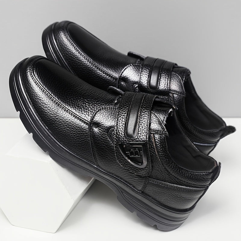 Men's Breathable Oxford Monk Strap Shoes with Soft Non-Slip Sole