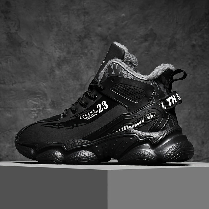 Men's Fashion Flannel-Lined Snow Sports Shoes