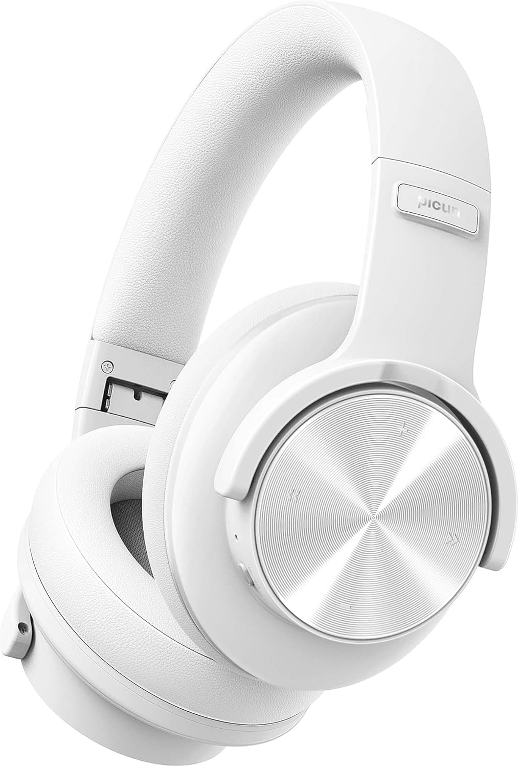 Picun B8 Bluetooth Headphones, 120H Playtime Headphones Wireless Bluetooth with 3 EQ Modes, Low Latency, Hands-Free Calls, over Ear Headphones for Travel Home Office Cellphone PC Black