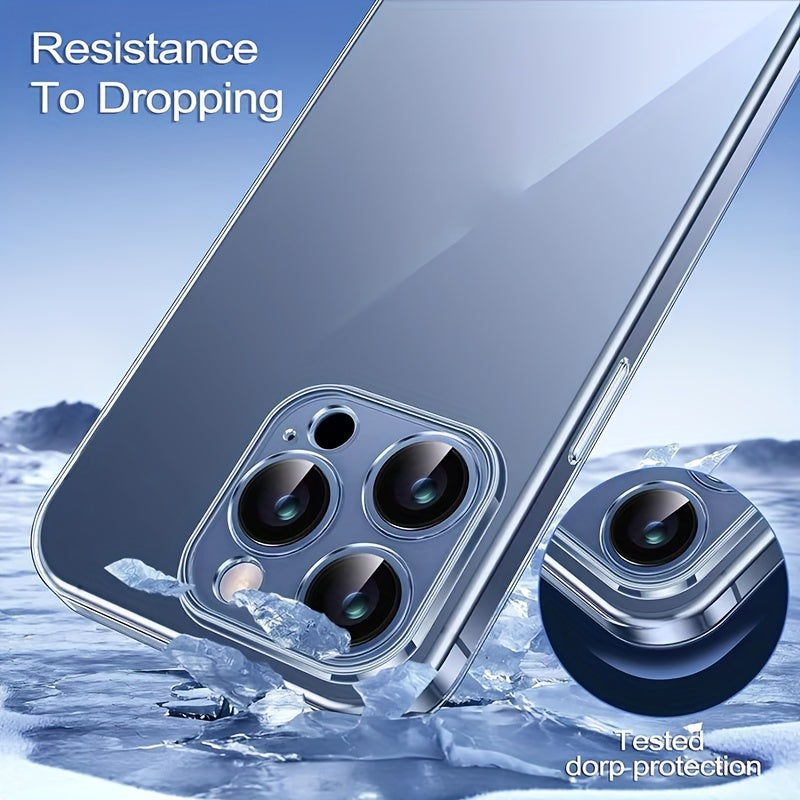 Mobile Phone Case for Iphone 16 Pro Max, Transparent Mobile Phone Case for Iphone 16 Plus, Simple And Thin Protective Case TPU Soft Case
