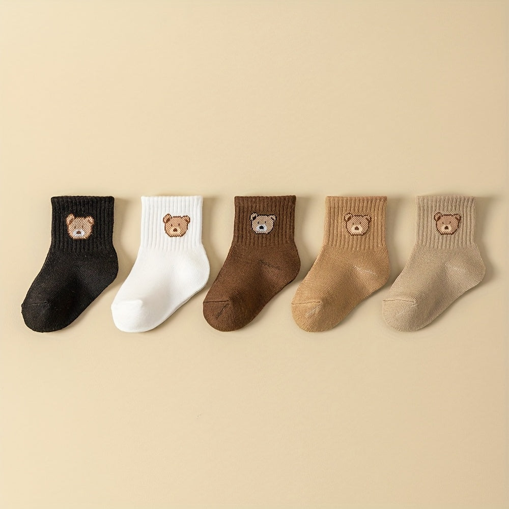 5 Pairs Youngsters Socks Youngsters Socks for Youngsters Boys Girls Youngsters Youngsters Socks Cartoon Pattern