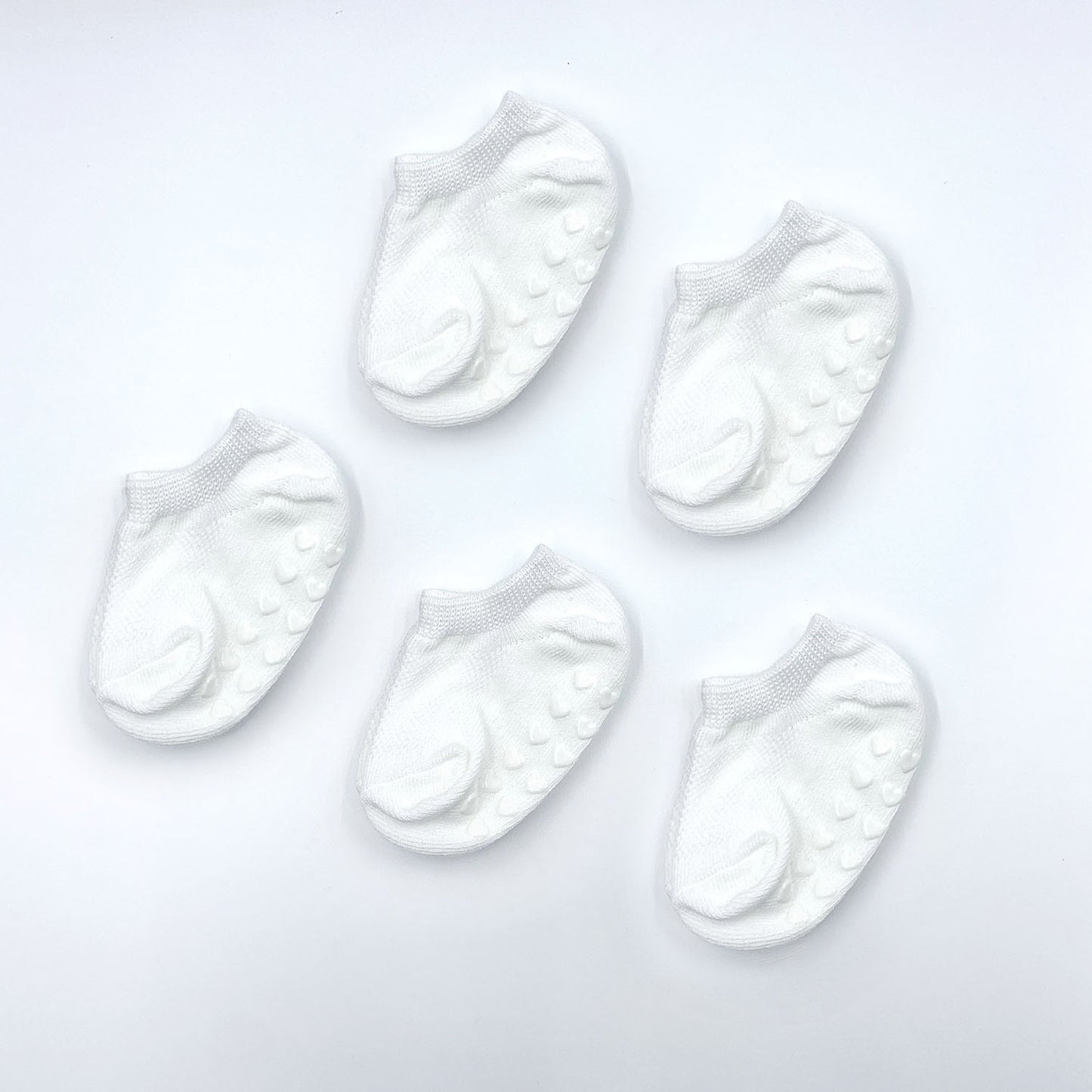 5 Pairs of Heart-Patterned Non-Slip Socks for Baby Boys And Girls, Perfect for Infants Learning to Walk, Comfortable And Breathable Cute Short Boat Socks, Suitable for Babies, a Great Valentine'S Day Gift.