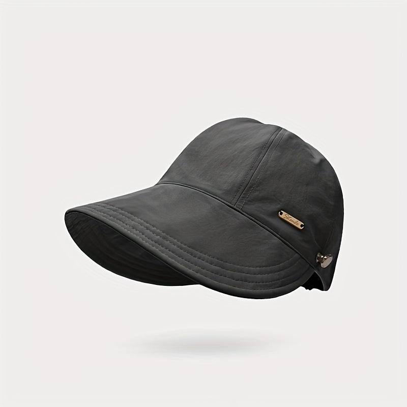 Four Seasons Women's Shopping Travel Sports Large Brim Duckbill Sun Hat Spring and Summer Model Sun Protection Quick Dry Waterproof