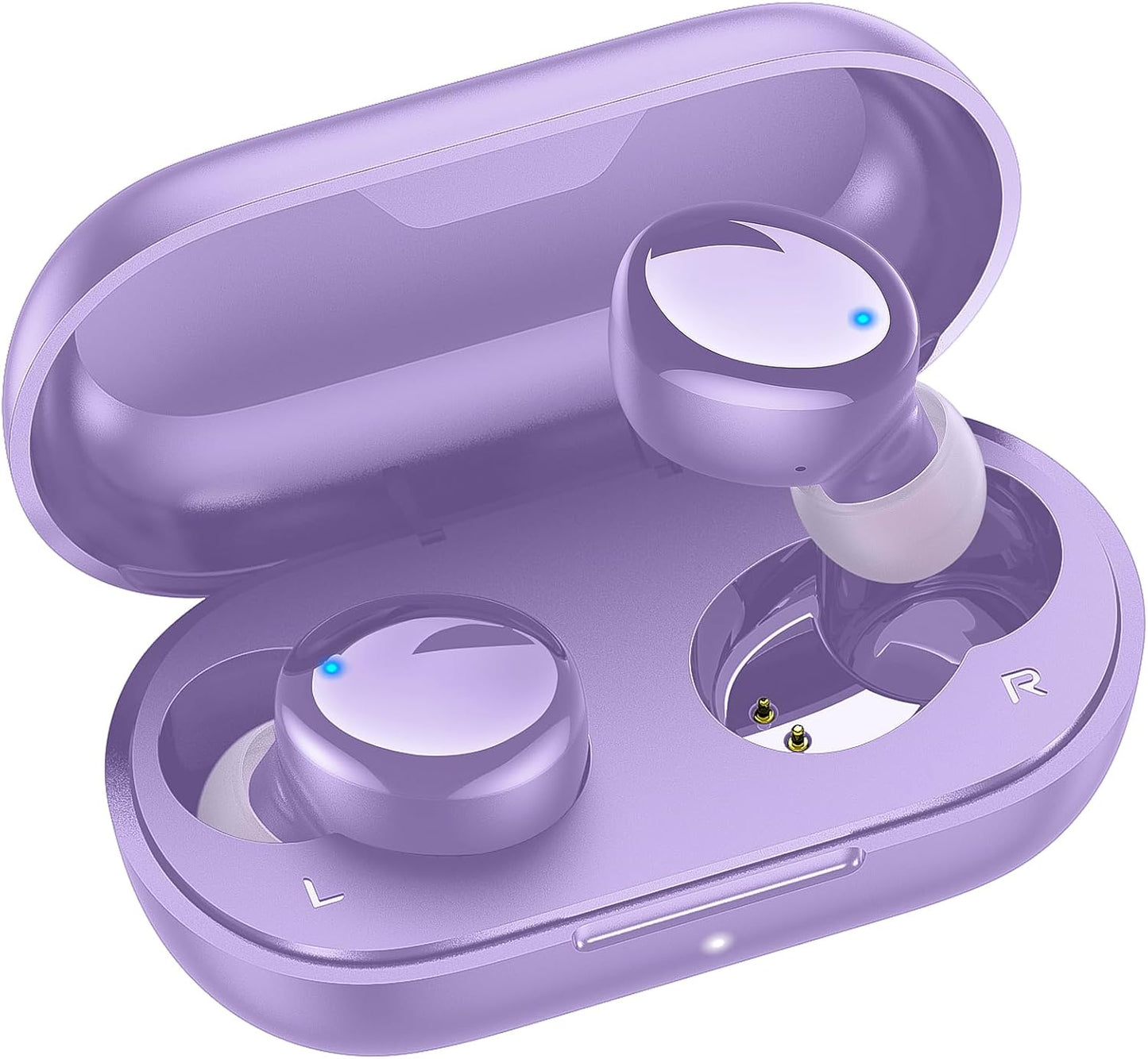 Kurdene Wireless Earbuds Bluetooth 5.3 in Ear Buds Light Weight Headphones,Deep Bass Sound,Built in Mics Headset,Clear Calls Earphones for Sports Workout