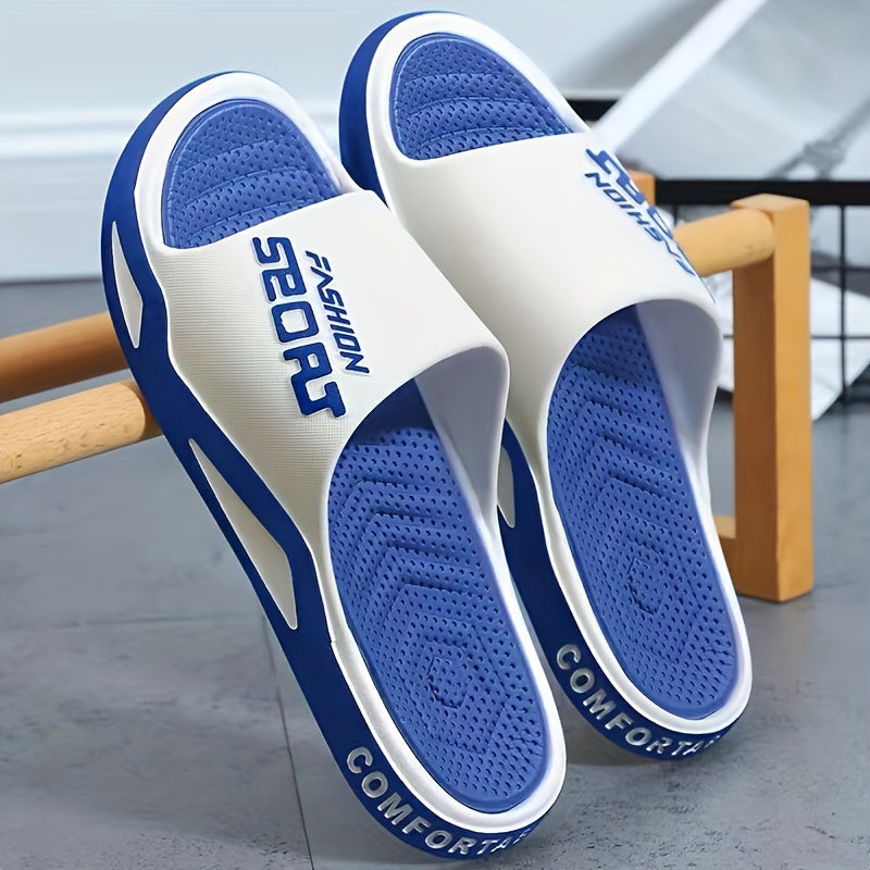 Plus-Size Minimalist Wide Fit EVA Slip-On Casual Slippers