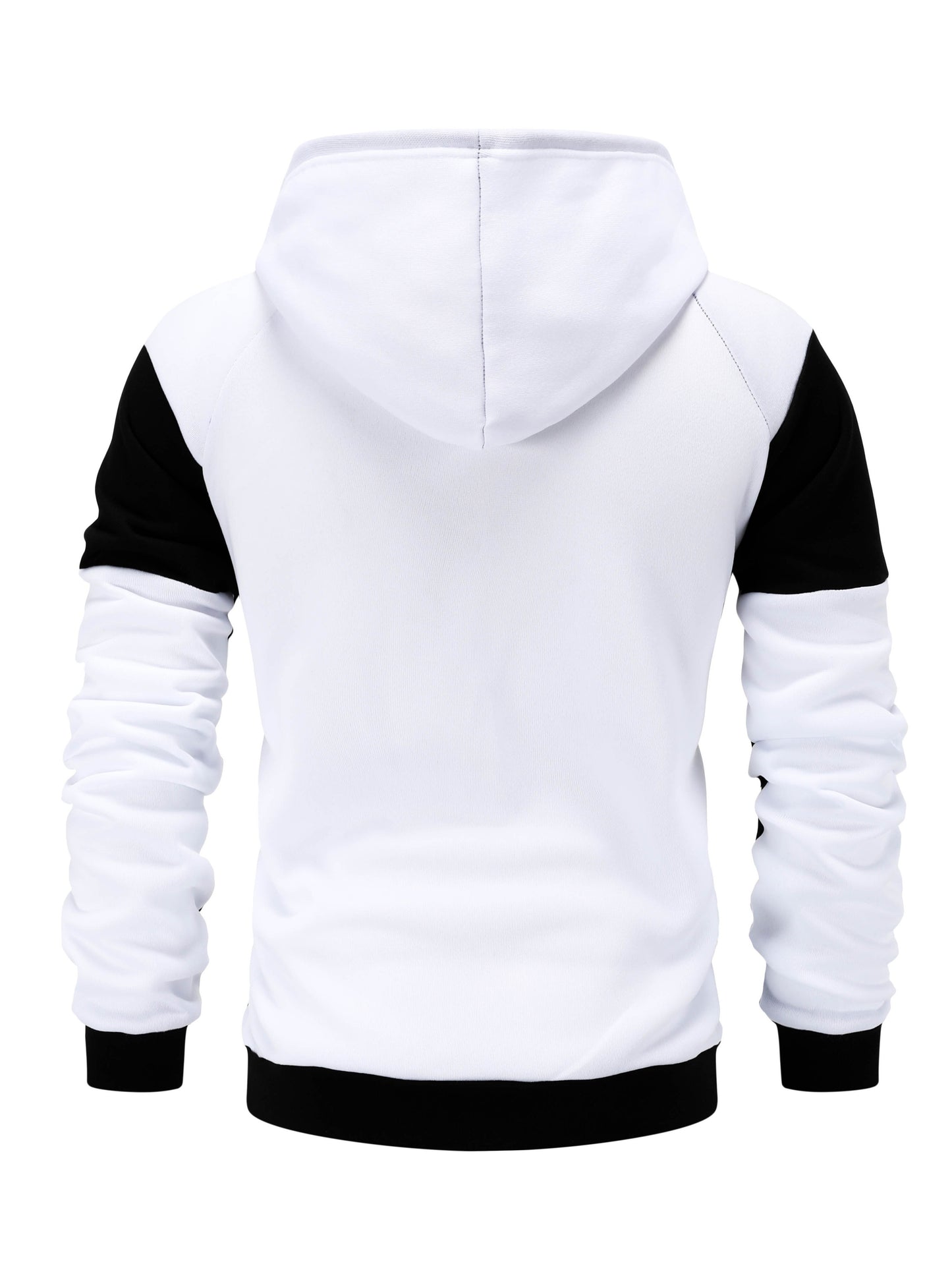 New Autumn and Winter Men's Zipper Design Hoodie Suit Fleece Hoodie Men's Casual Sports Suit
