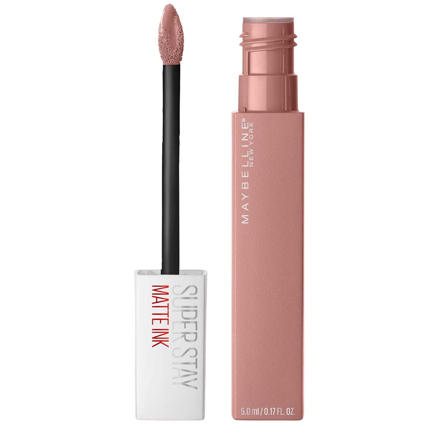 Maybelline Super Stay Matte Ink Liquid Lipstick Makeup, Long Lasting High Impact Color, up to 16H Wear, Exhilarator, Ruby Red, 1 Count, Packaging May Vary