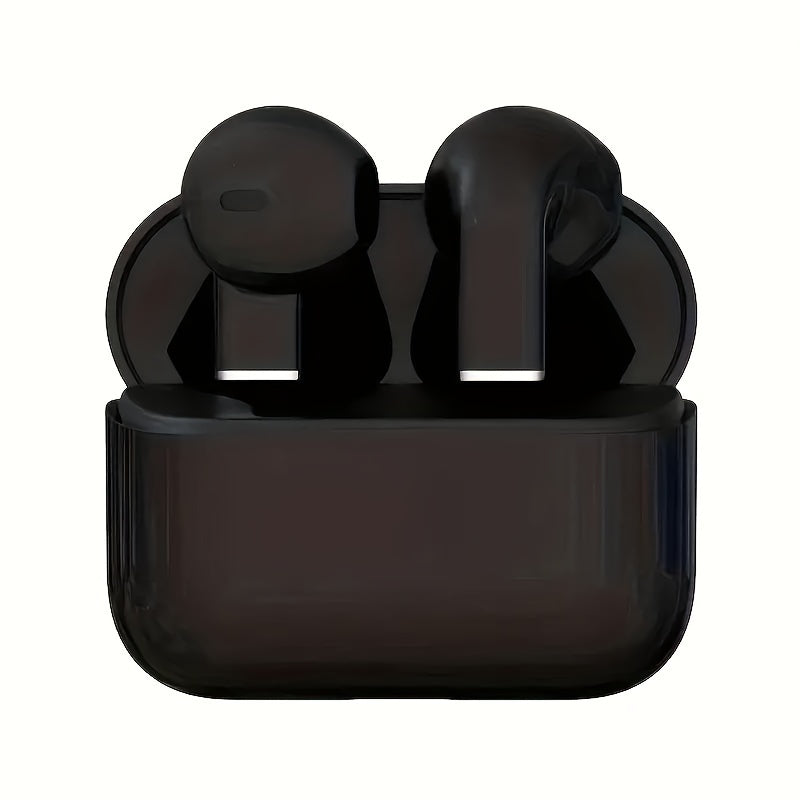 Wireless Earbuds with Volume Control, Semi-Open Design, High-Fidelity Sound, ENC Noise Cancellation, Long Battery Life, Rechargeable Lithium Polymer Battery, Compatible with iPhone, Samsung, Android, for Adult, Birthday, East