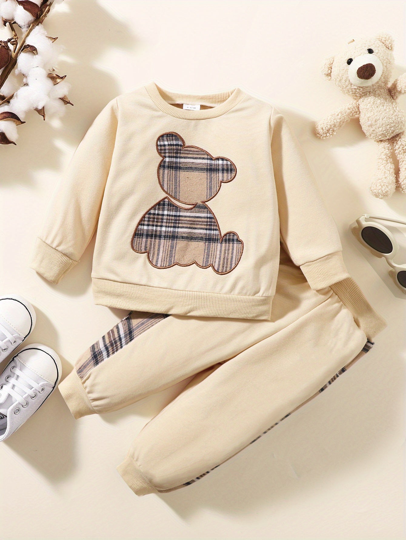Toddler Baby Boy Clothes Outdoor Set Long Sleeve Sweatshirt Top Casual Pants Fall Winter Outfit Sweatsuit