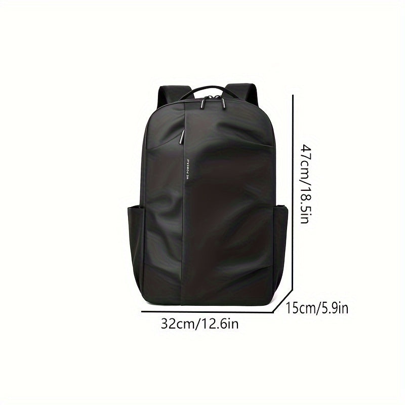 Tic-Tac-Toe Men'S Lightweight Large Capacity Backpack - Casual Minimalist Design with Multiple Compartments, Durable Fabric for Outdoor Travel, Commuting Work, Travel Backpack, Commuting Bag, Modern Backpack, Sturdy Constru
