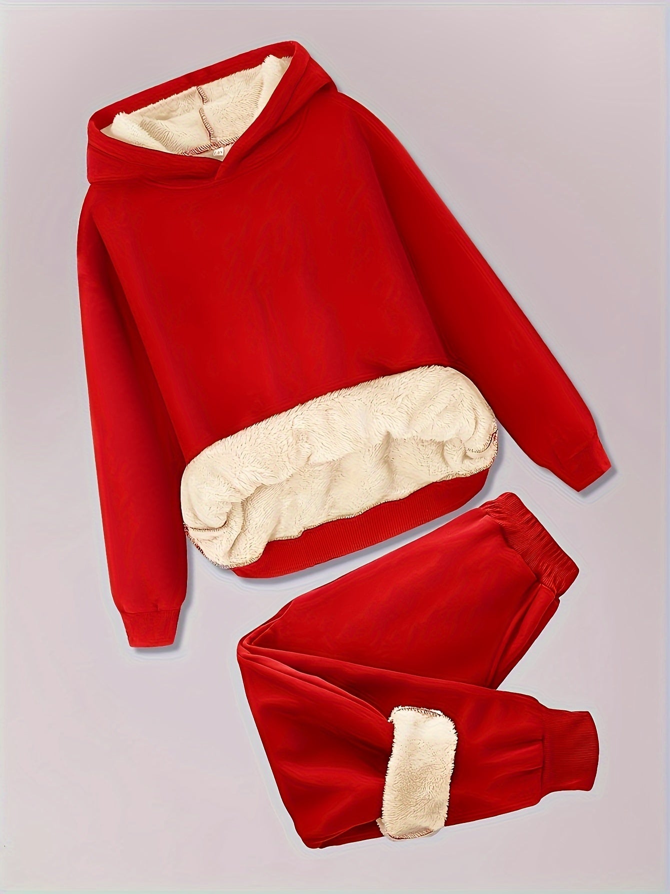 Two-piece set for children with velvet, new 2023 Men's hooded sweatshirt for medium and large children, thick and warm, fashionable and handsome, loose Men's winter clothing, black handsome sports and casual suit, thick coat,