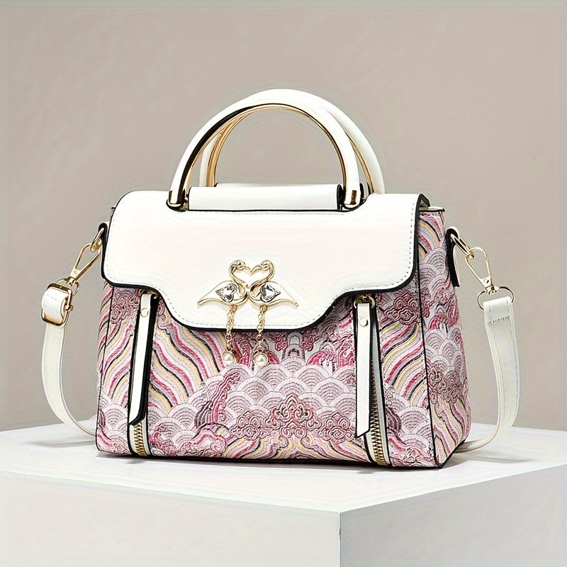 Mother's Day Gift for Mom Bag New Arrival Handbag Vintage Shoulder Crossbody Square Easter Bag