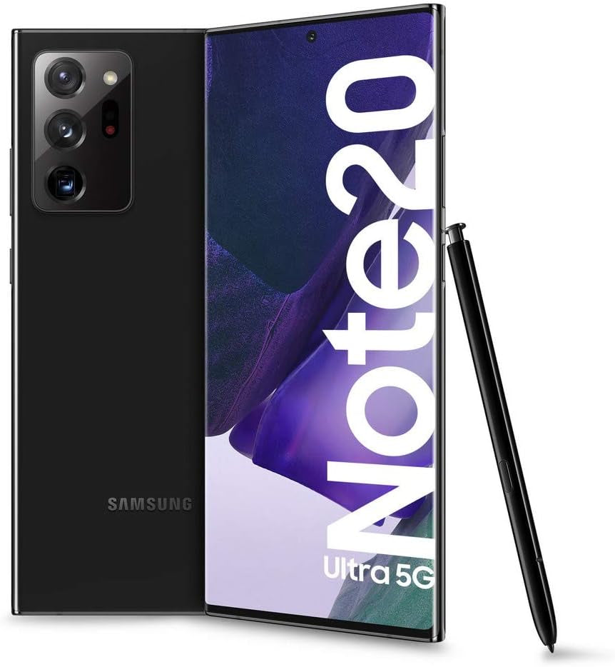 SAMSUNG Galaxy Note 20 Ultra 5G Cell Phone, Factory Unlocked Android Smartphone, 128GB, S Pen Included, Mobile Gaming, 6.9” Infinity-O Display Screen, Long Battery Life, US Version, Mystic Bronze
