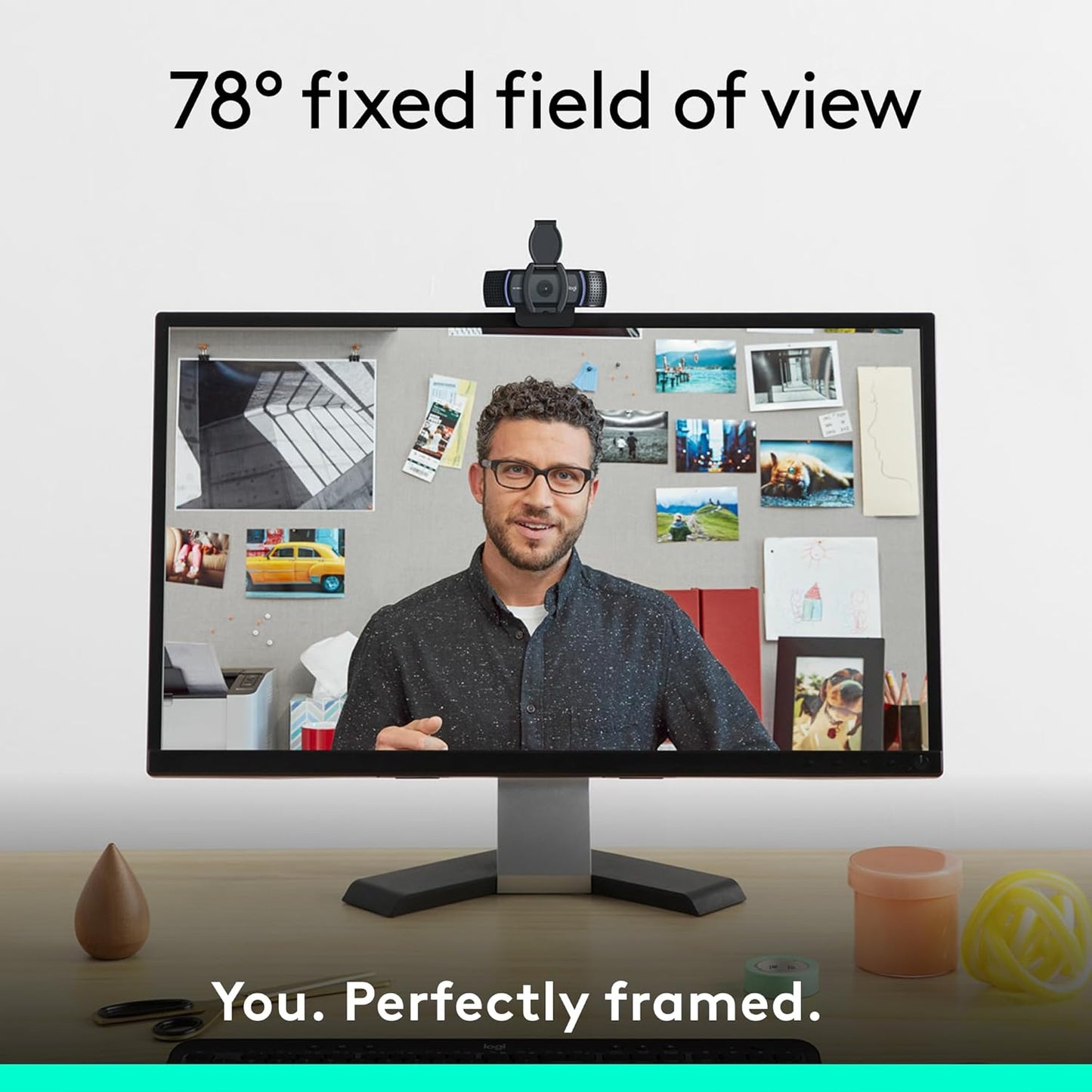 Logitech C920E HD 1080P Mic-Disabled Webcam, Certified for Zoom and Microsoft Teams, TAA Compliant