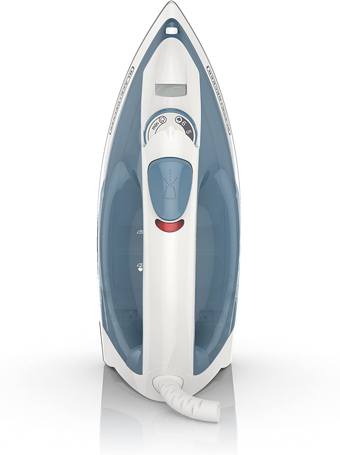 BLACK+DECKER Easy Steam Compact Iron for Clothes, Automatic Shutoff, Nonstick Plate, Light Weight, 1200 Watts