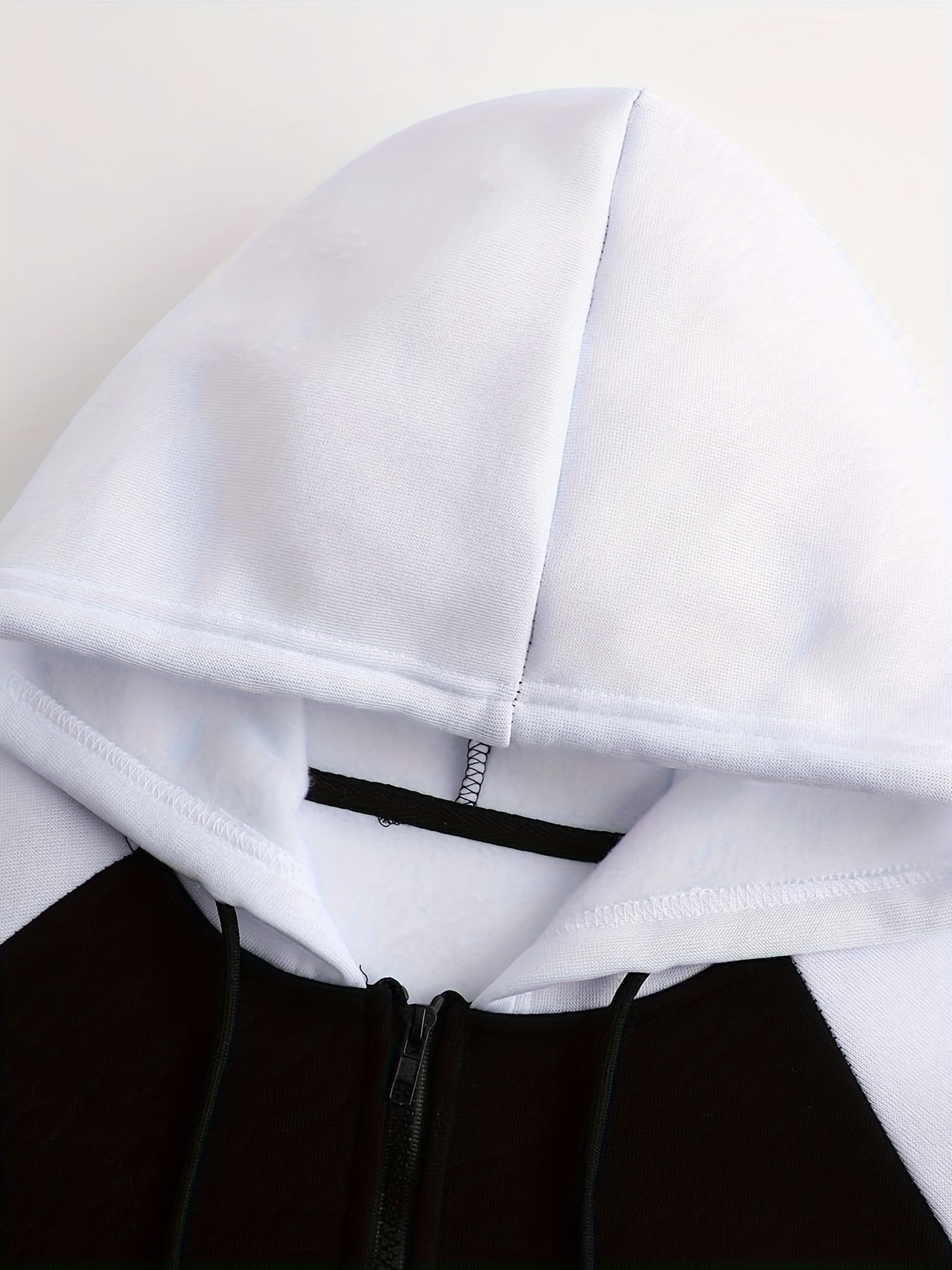 New Autumn and Winter Men's Zipper Design Hoodie Suit Fleece Hoodie Men's Casual Sports Suit