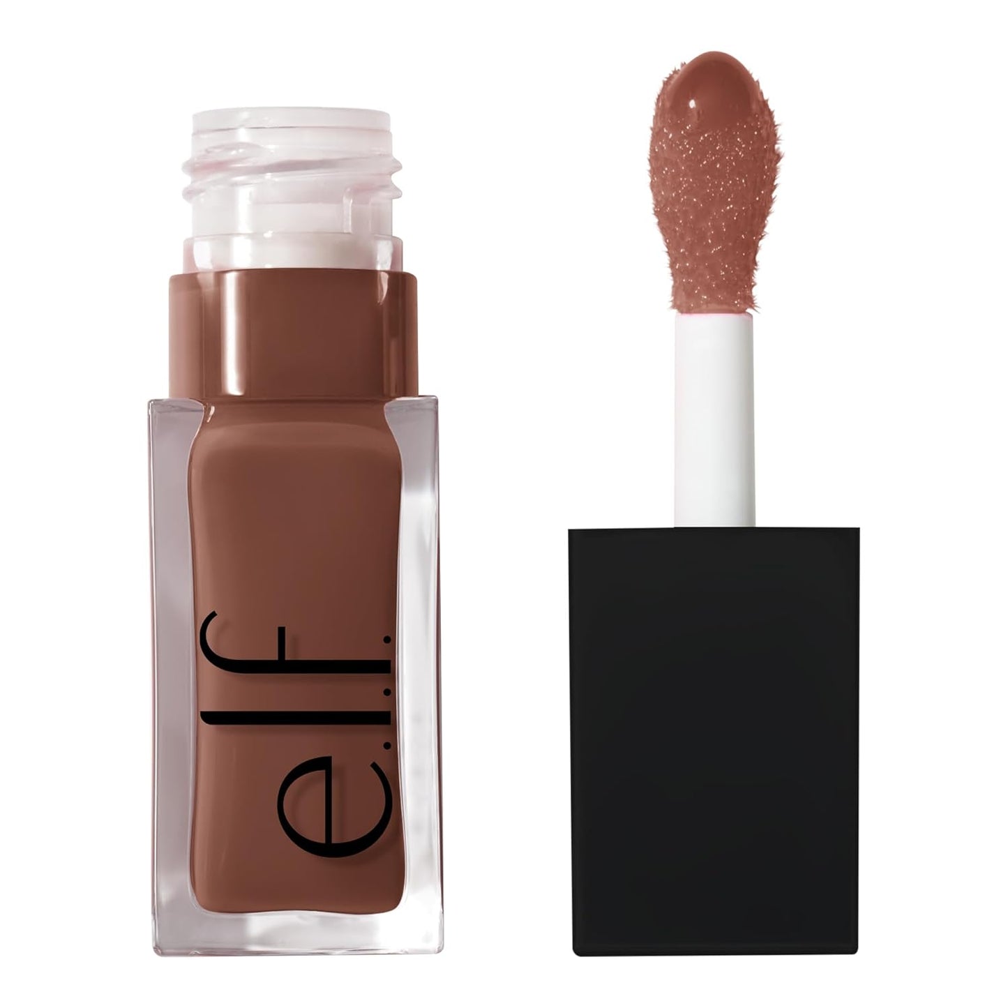 E.L.F. Glow Reviver Lip Oil, Nourishing Tinted Lip Oil for a High-Shine Finish, Infused with Jojoba Oil, Vegan & Cruelty-Free, Rose Envy