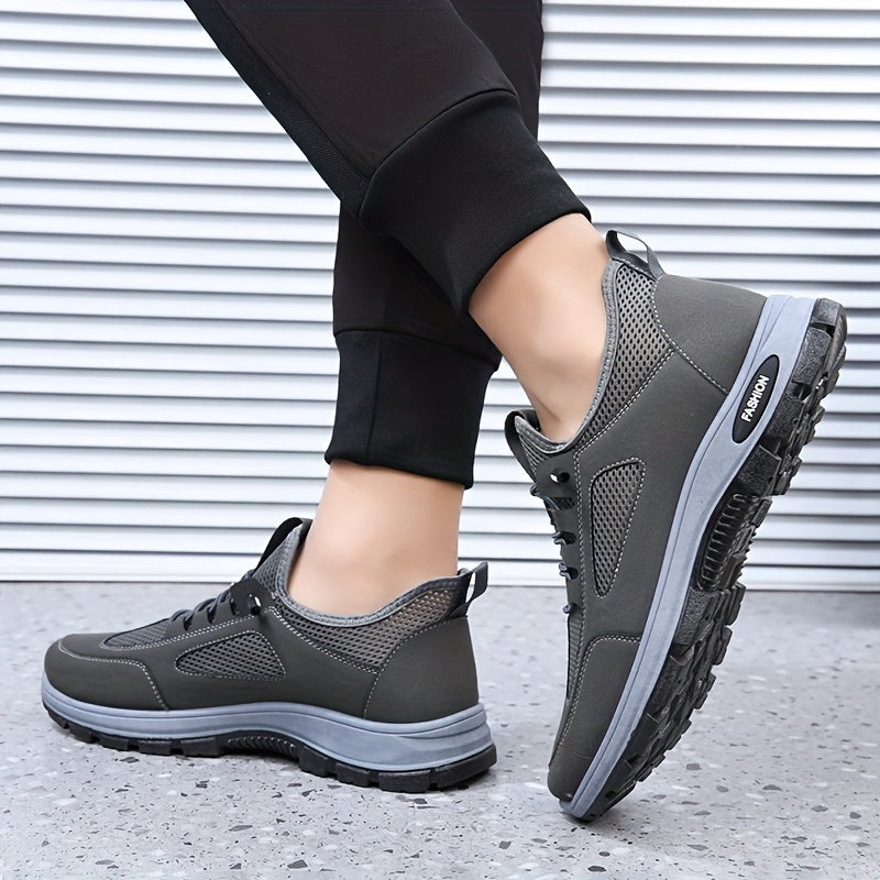 NeoFlex Men'S Breathable Running Shoes - Elastic Weave Upper Cloud Cushion Technology, Lightweight Low-Top Design for Gym, Workout, Streetwear - All-Season Comfort, Gym Footwear, Sleek Sporty Look, Durable Rubber Sole