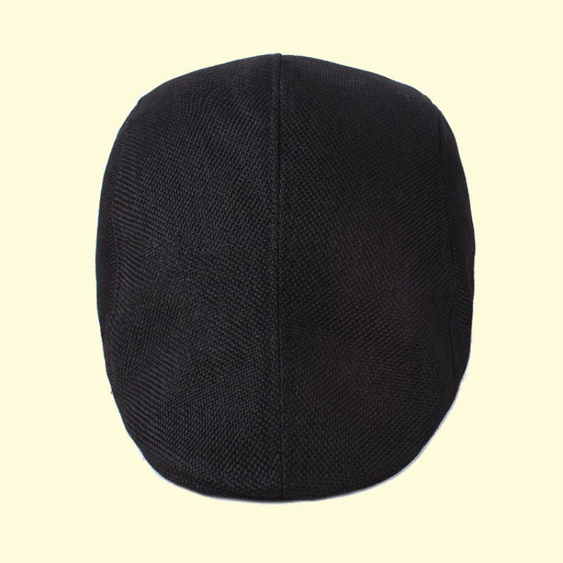 Retro Solid Color Newsboy Cap, Women'S Spring Summer Outdoor Sports Riding Travel Literary Painter Hat, Polyester Woven Beret with Lightweight Design and Inelasticity Fit