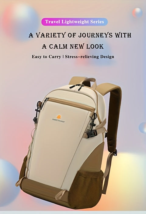 SWEET TOURIST Men'S Lightweight Hiking Backpack - Durable Oxford Fabric, Large Capacity, Adjustable Straps, Multiple Compartments for Outdoor Travel, Sports Casual Use, Hiking Gear, Sturdy Construction