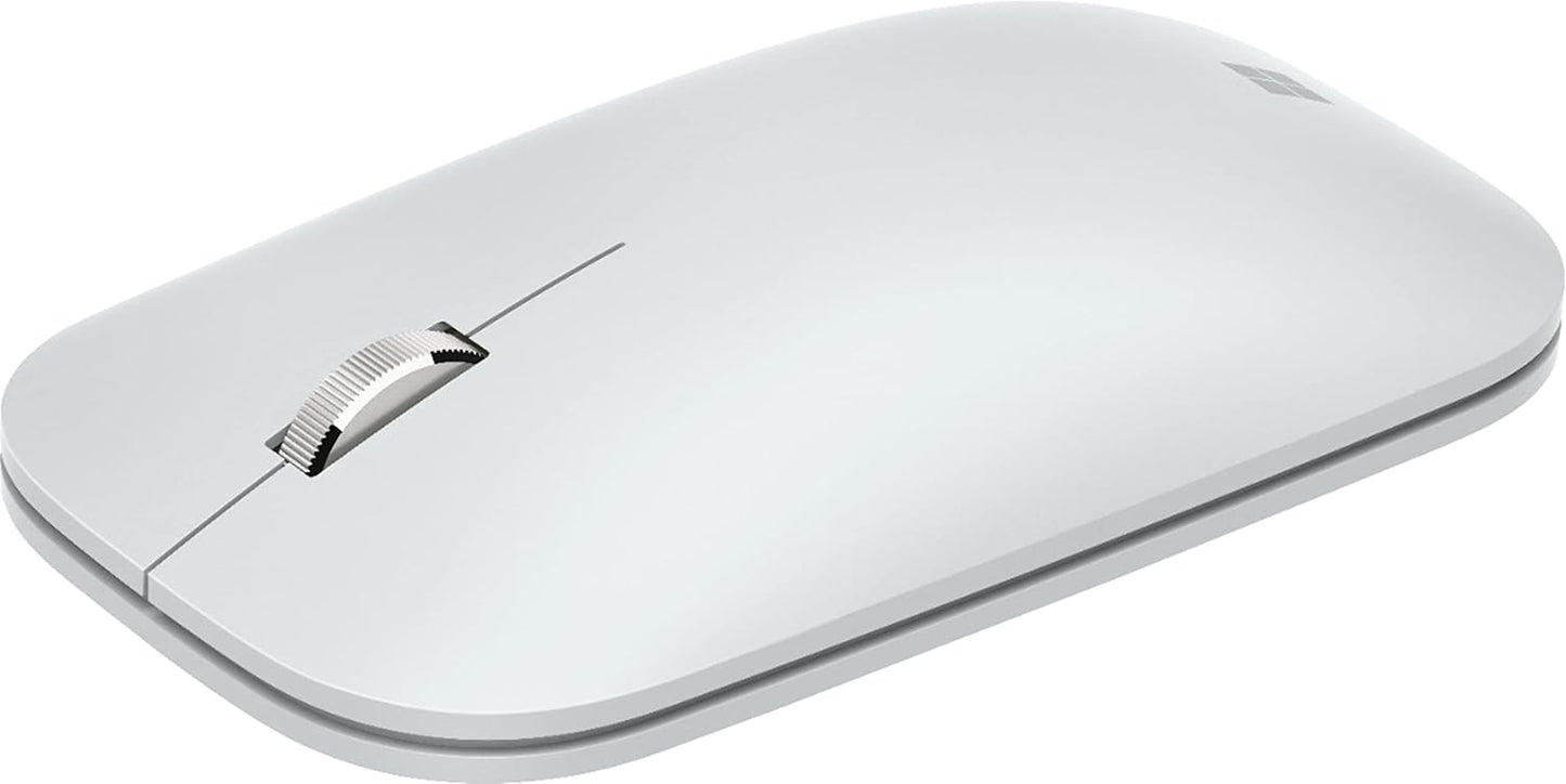 Microsoft Modern Mobile Mouse, Black - Comfortable Right/Left Hand Use Design with Metal Scroll Wheel, Wireless, Bluetooth for Pc/Laptop/Desktop, Works with Mac/Windows 8/10/11 Computers