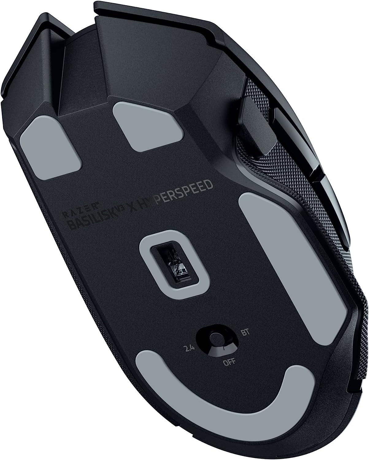 Razer Basilisk V3 X Hyperspeed Wireless Gaming Mouse: up to 285 Hr Battery - 18K Optical Sensor - Mechanical Switches - Chroma RGB - 9 Programmable Controls - Black