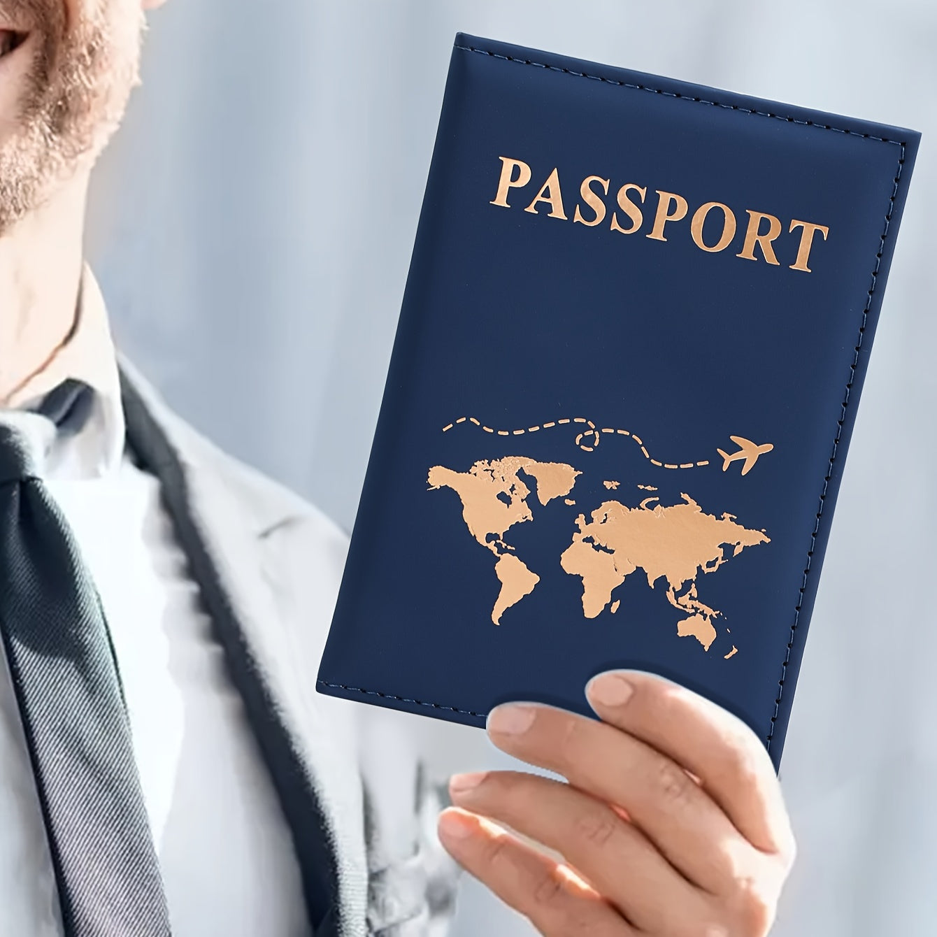 Earth Bronzing Passport Cover բացօթյա ճանապարհորդության համար